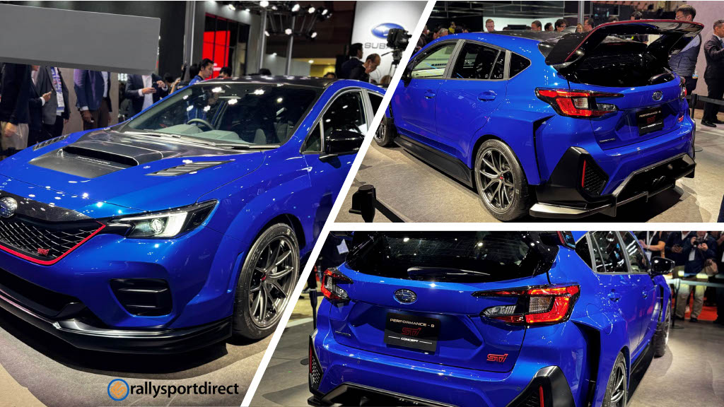 Various views of the Subaru Performance-B STI Concept