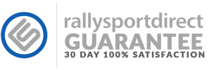 Rallysportdirect guarantee logo
